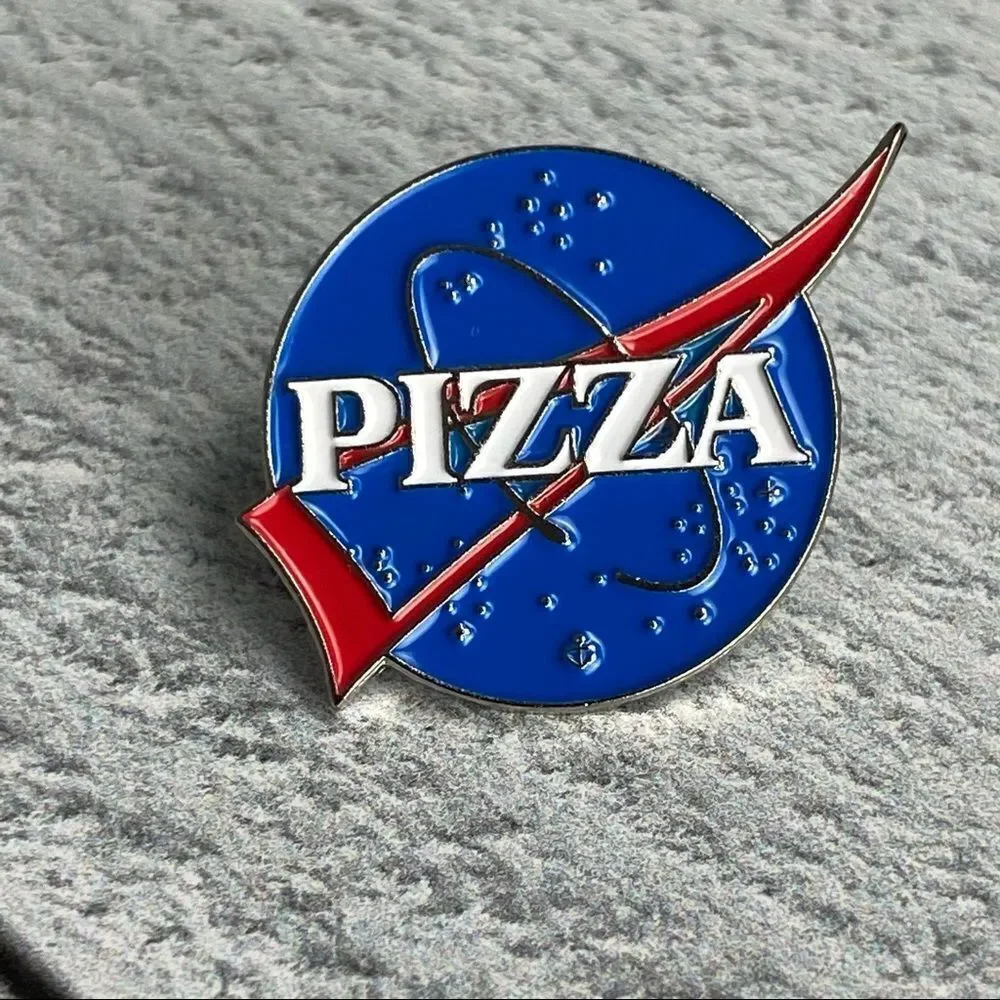 Pizza Enamel Pin/ Brooch Lapel